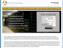 Tablet Screenshot of carrierconsultinggroup.com